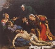CARRACCI, Annibale Lamentation of Christ df oil painting on canvas
